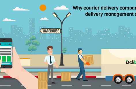 Courier delivery tracking management software